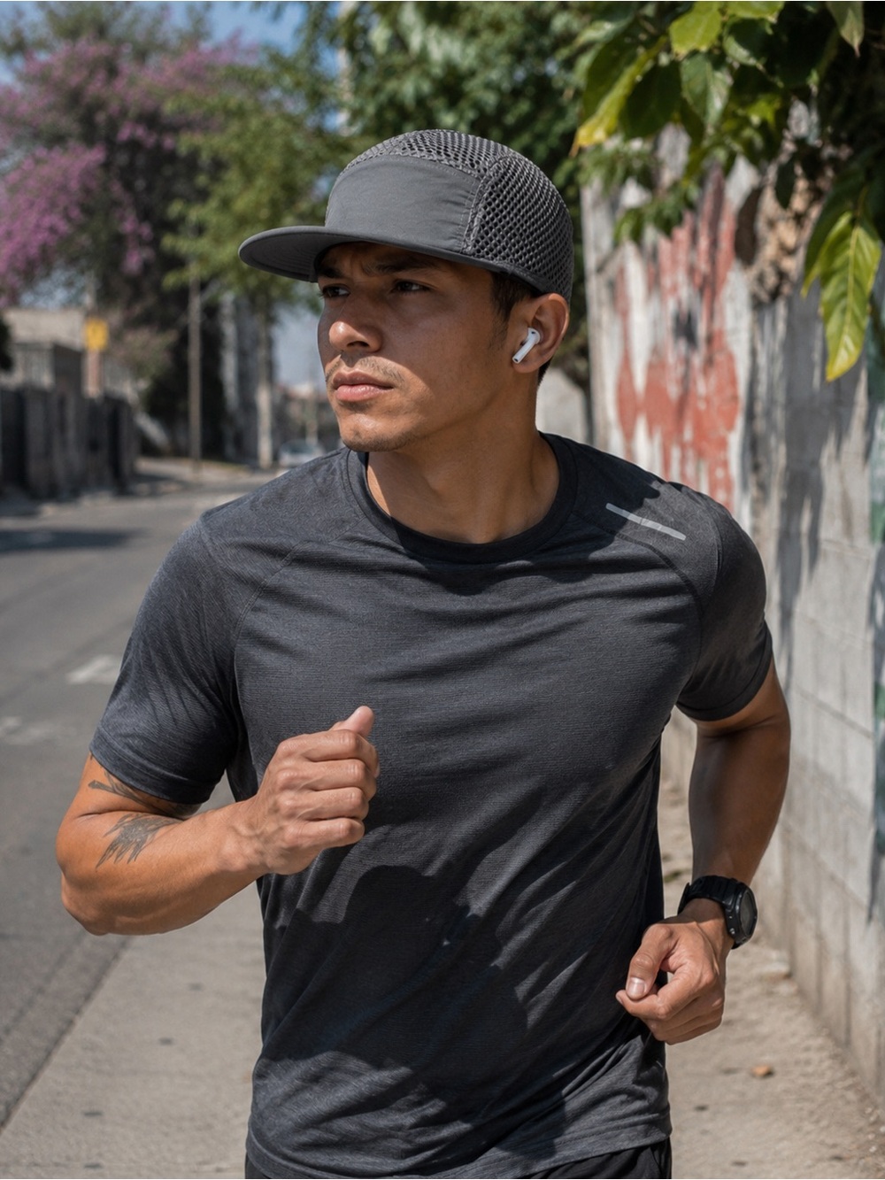 Men’s Lightweight Mesh Running Hat – Quick Dry Sports Cap, Breathable Outdoor